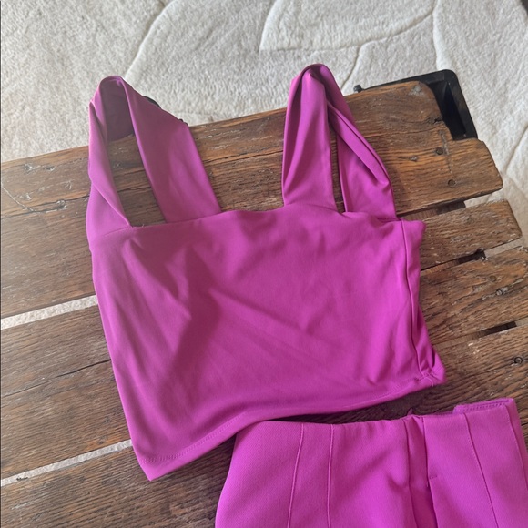 Vibrant Magenta Two-Piece Set - Picture 2 of 5